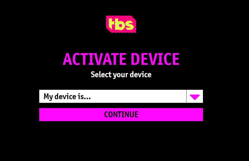 Activate TBS Channel on Roku, Amazon Fire TV, Android, Xbox One