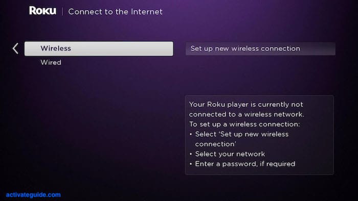 roku connection setup