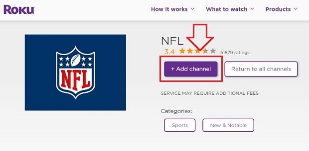 Add-NFL-channel-on-Roku
