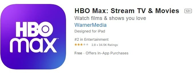 hbo-max-apple-app-store