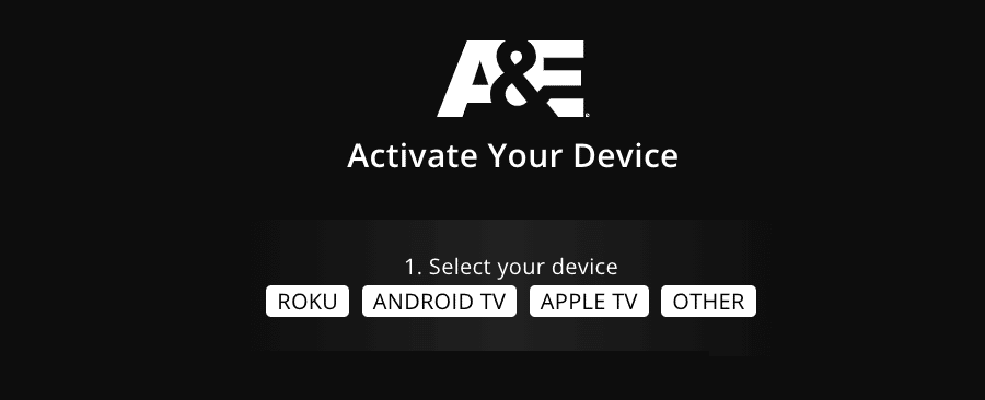 AETV.com activate
