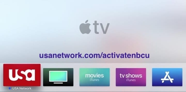 Activate USA Network on Apple TV