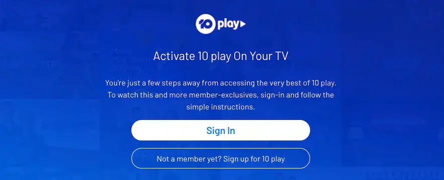 10play.com.au/activate