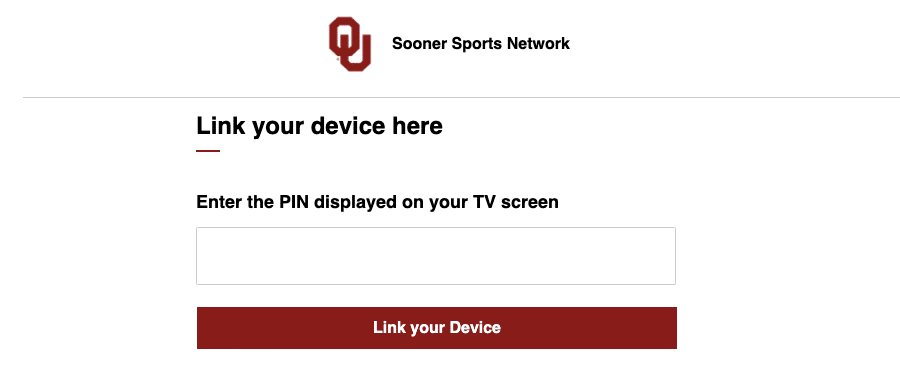 Activate SoonerSports.TV