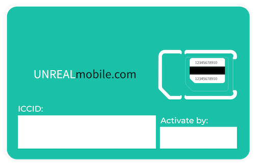 UNREAL Mobile SIM card