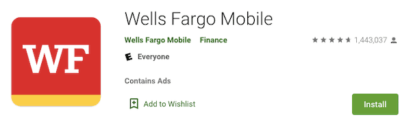 Activate via Wells Fargo Mobile Application