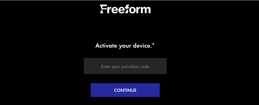 freeform activate
