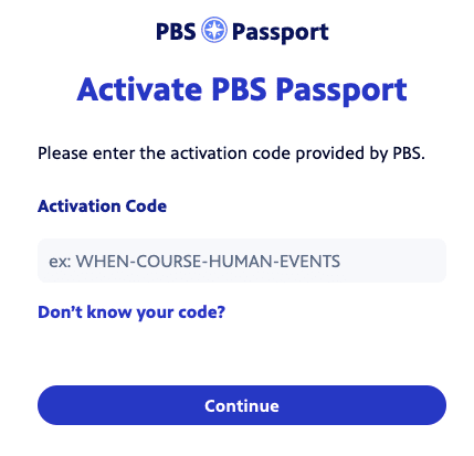 pbs.org passport
