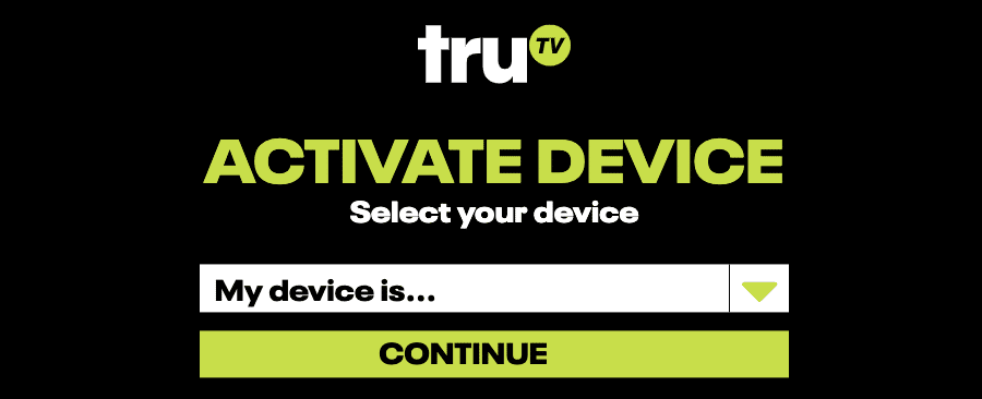 trutv.com/activate