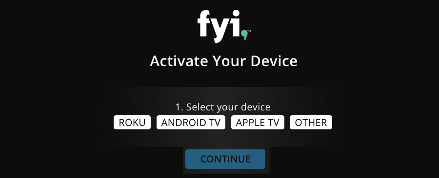 Activate FYI TV App