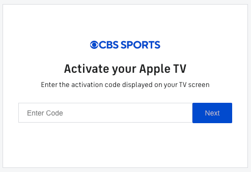 cbssports.com appletv