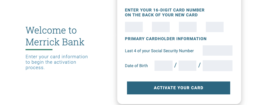 merrickbank.com/activate