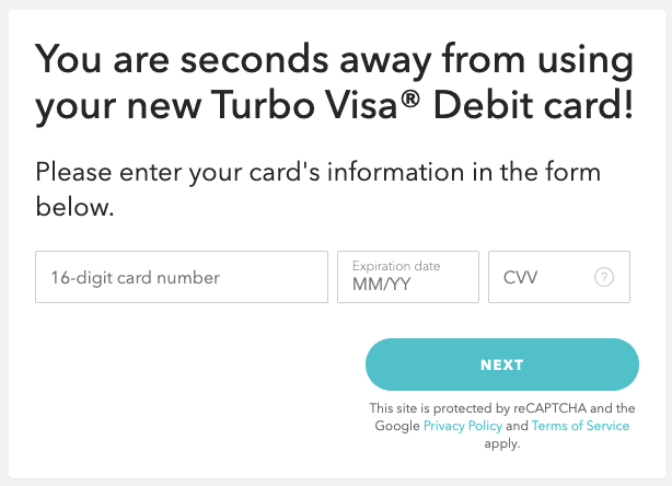 turboprepaidcard.com activate