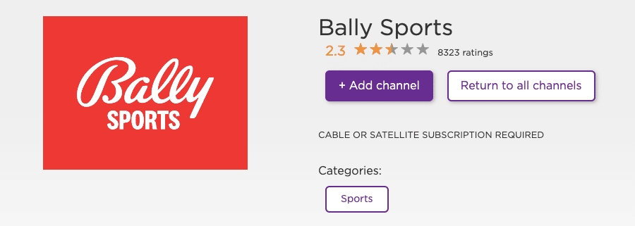 ballysports.com/activate Roku