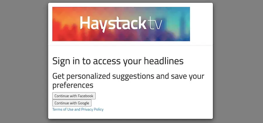 Haystack.tv Activate