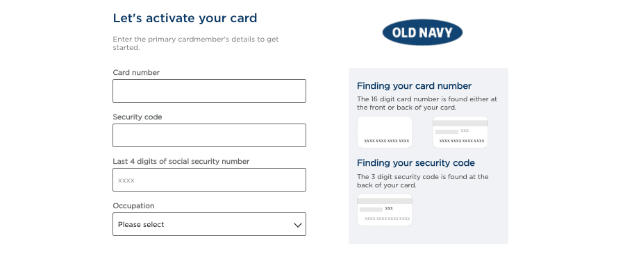 Oldnavy.com Activate Register your Old Navy Credit Card [2023]
