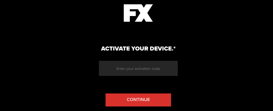 FXNOW fxnetworks.com/activate
